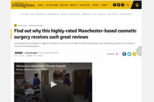 Manchester Private Hospital Featured in the Manchester Evening News