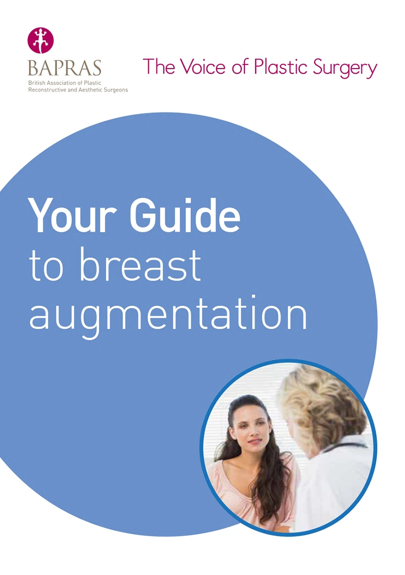 british association of Plastic reconstructive aesthetic surgeons bapras your guide to breast augmentation