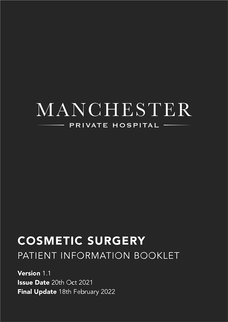 cosmetic surgery patient information booklet