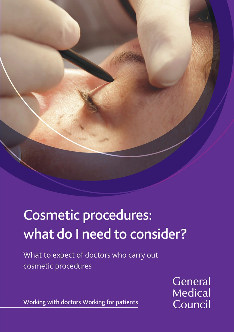 gmc cosmetic procedures patient guide