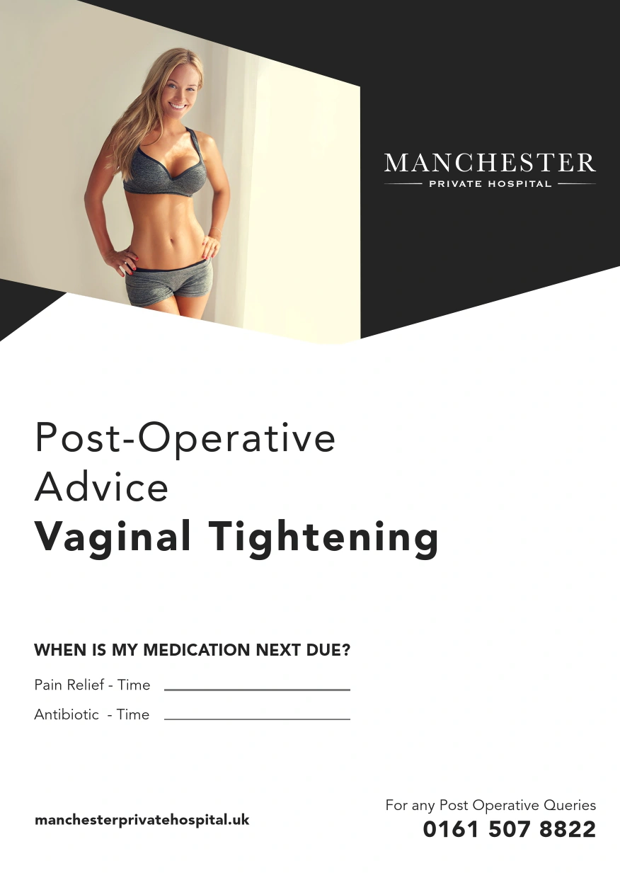 vaginal tightening post-operative advice