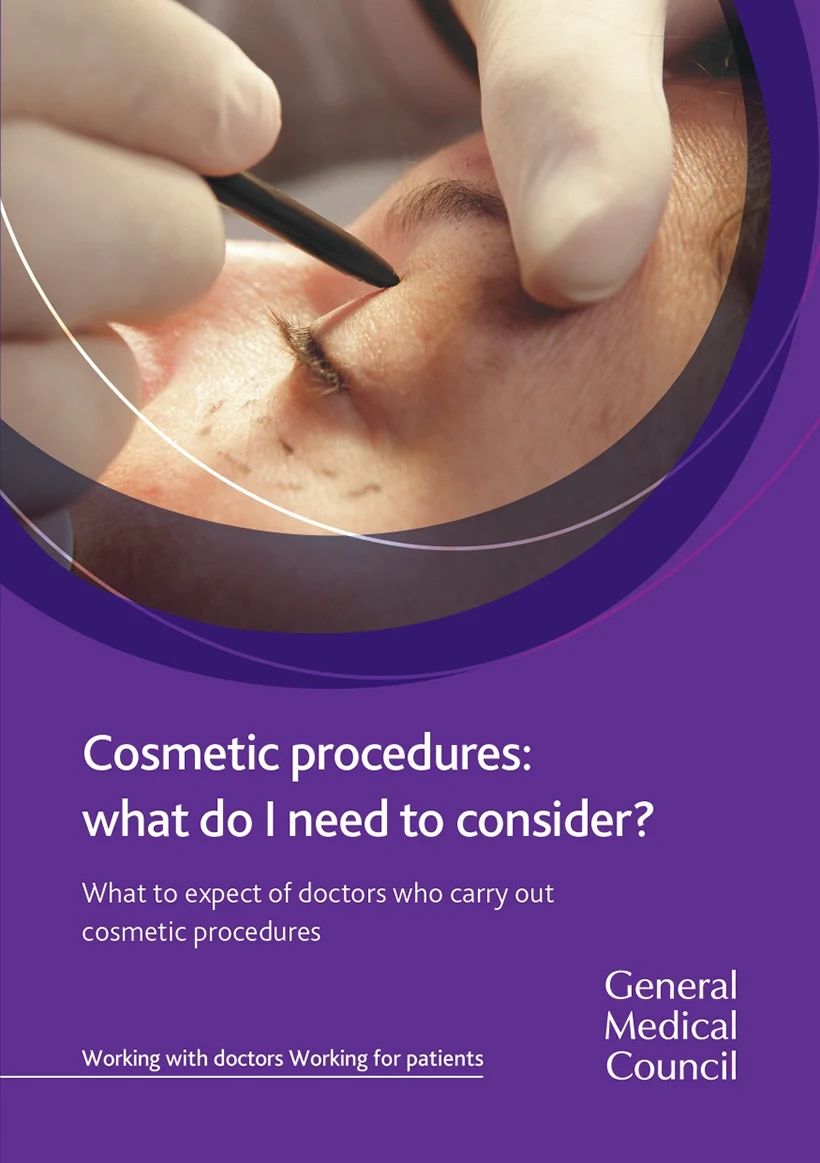 gmc cosmetic procedures patient guide